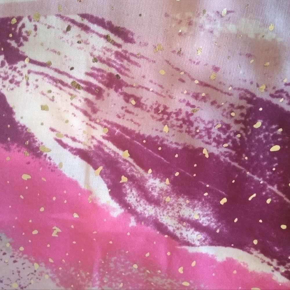 Abstract Pattern Scarf In Pink - Picture 9 of 10
